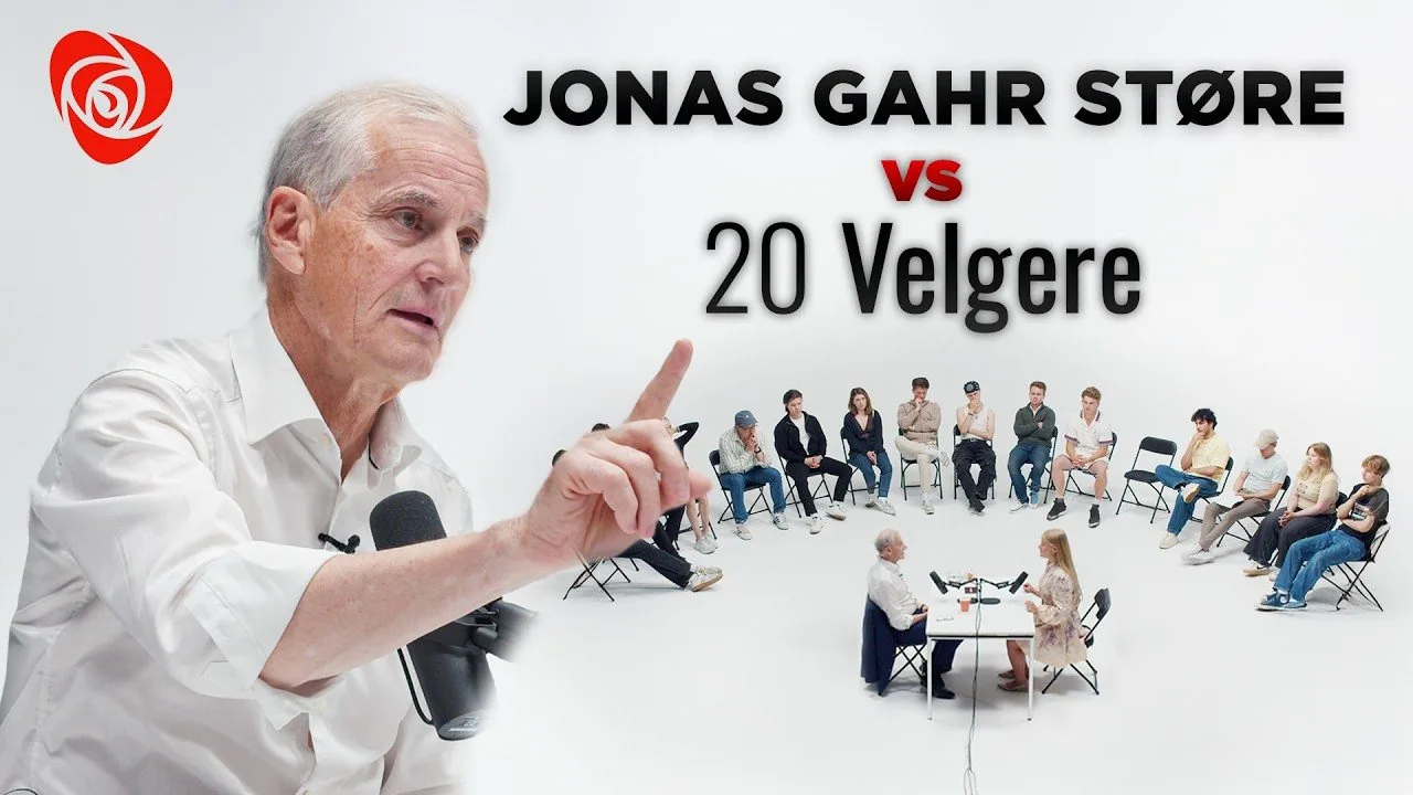 Videotittel: Jonas Gahr Støre vs 20 velgere